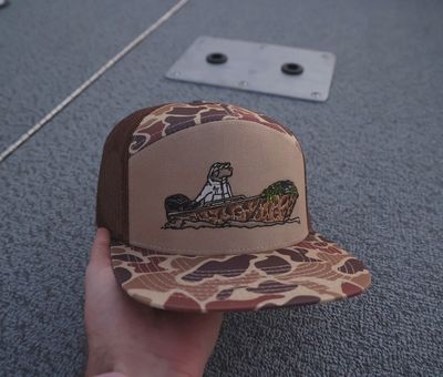 That Dog&#39;ll Hunt 7 Panel Trucker Hat - Old School