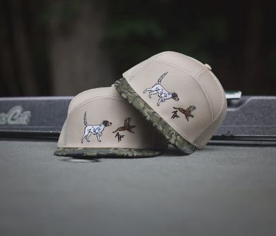 English Setter 7 Panel Trucker Hat - Treestand