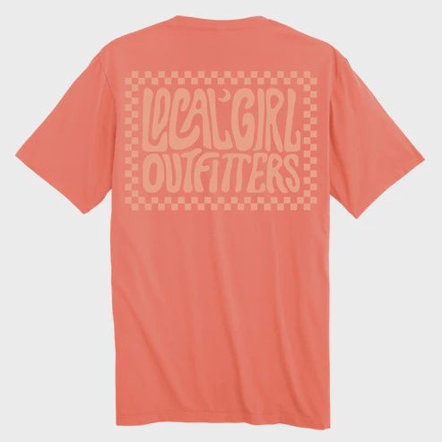 Youth Checkered Charm Short Sleeve Tee