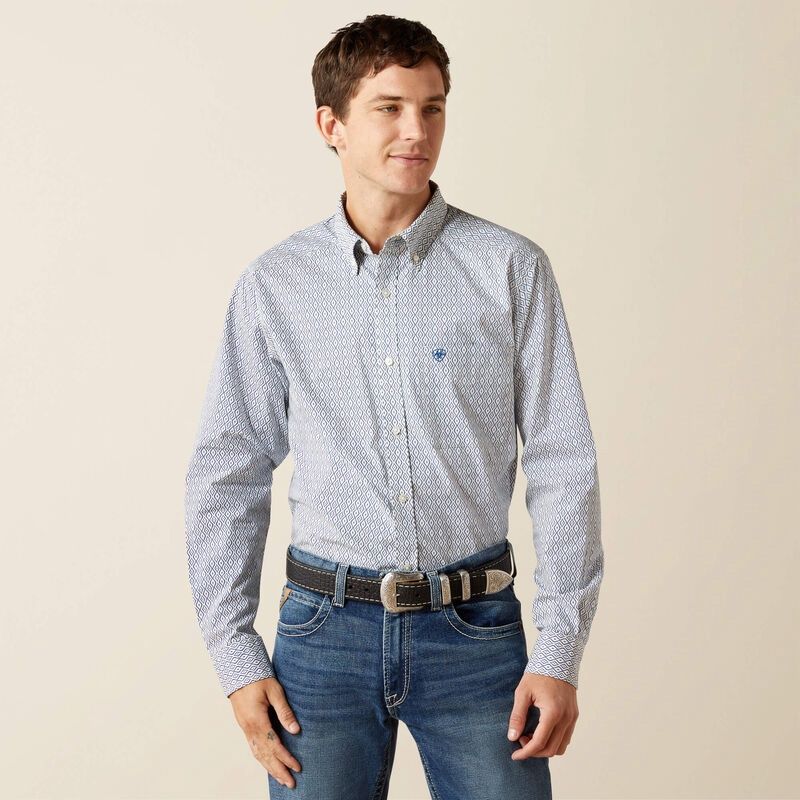 Santos Fitted Button Down Shirt
