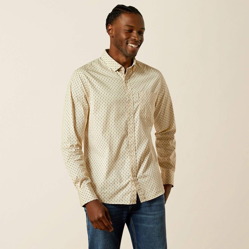 Maverick Modern Fit Button Down Shirt