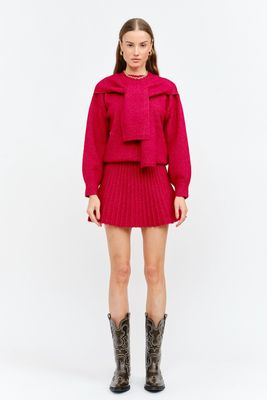 Beau Sweater With Shoulder Tie