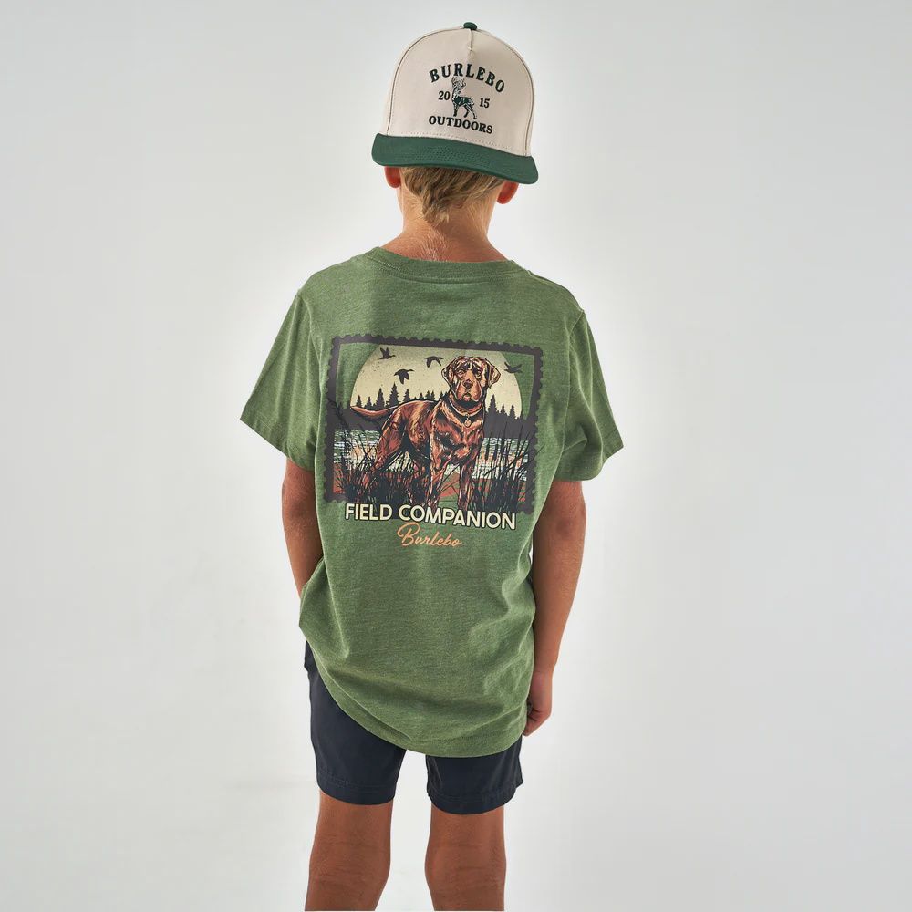 Youth Duck Dog Stamp Short Sleeve Tshirt
