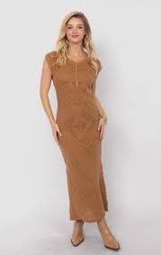 Wandering Knit Midi Dress