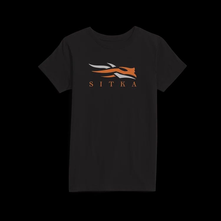 Youth Icon Tee, Color: BKOR-Black Orange, Size: SML
