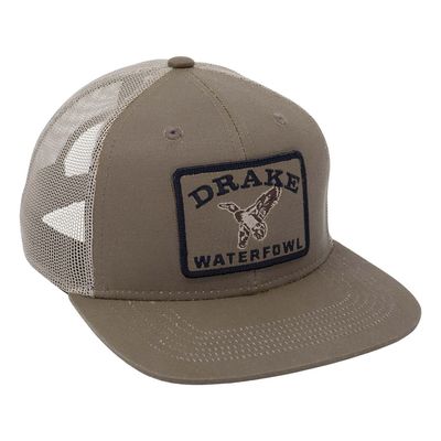 Waxed Cotton Duck Patch Mesh Back Cao- Khaki