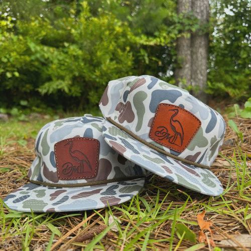 Backshore Leather Patch Rope Hat - Brackish