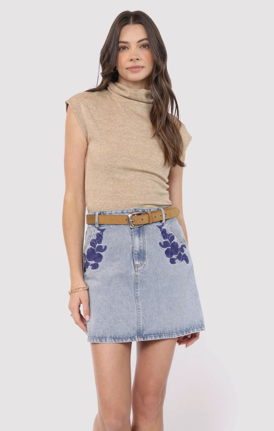 Open Up Turtleneck Sweater Vest