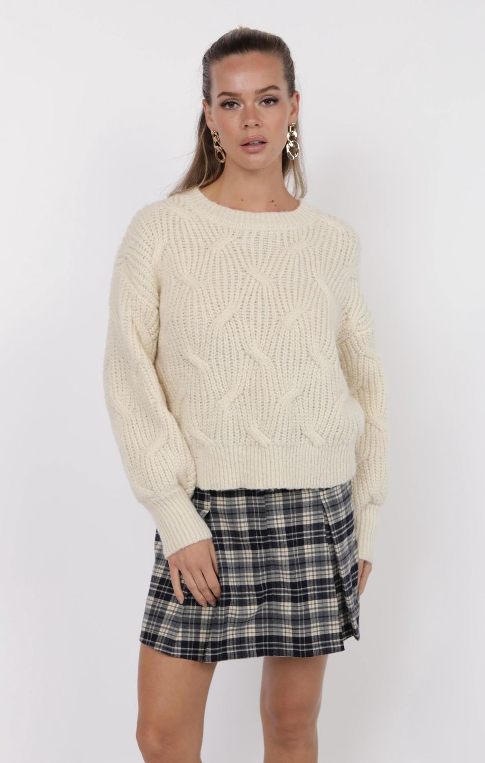 Go Forth Cable Knit Sweater