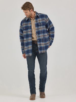Quilt Lined Flannel Shirt Jacket