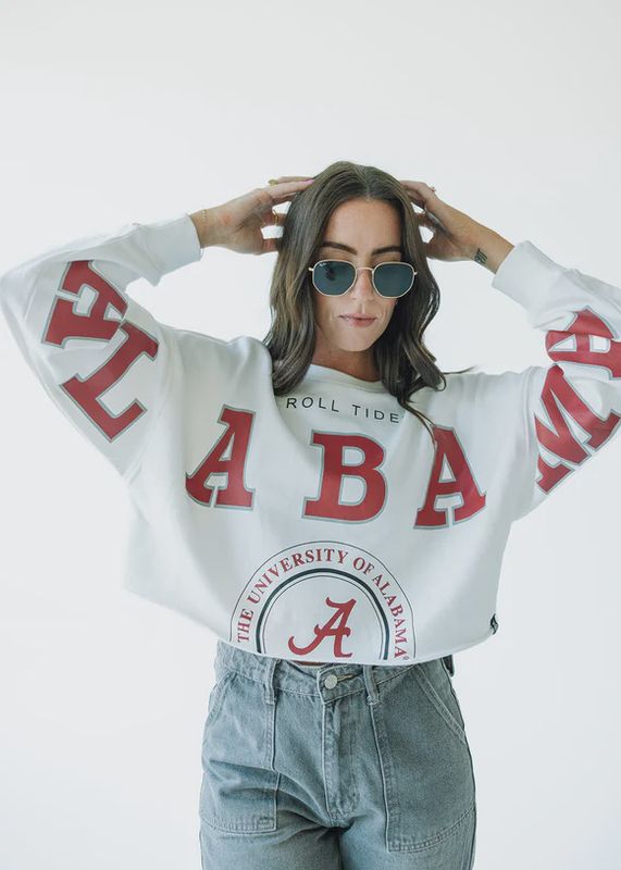 Bama Phipps Split LS Cropped Shirt