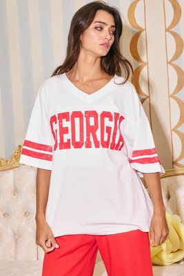 Georgia Front Graphic Short Sleeve Shirt