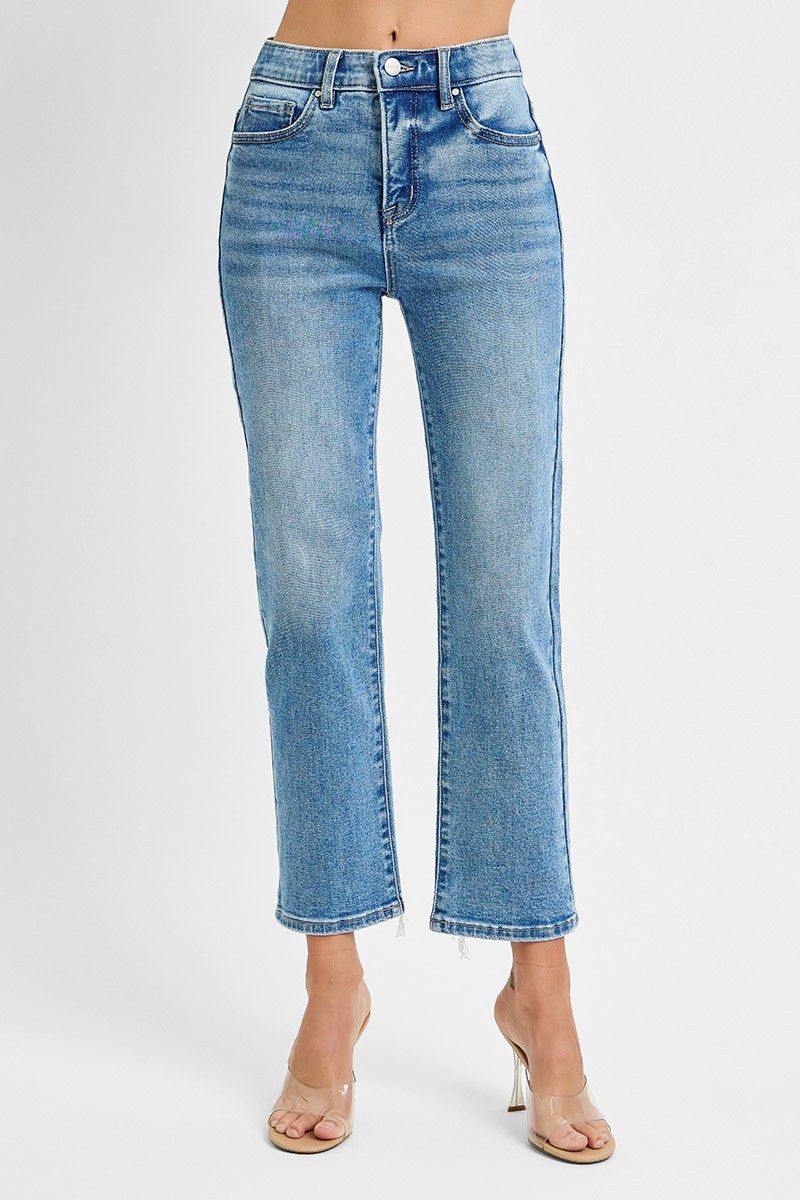 The Morgan Frayed Cropped Jean