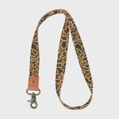 Old School Camo Long Lanyard