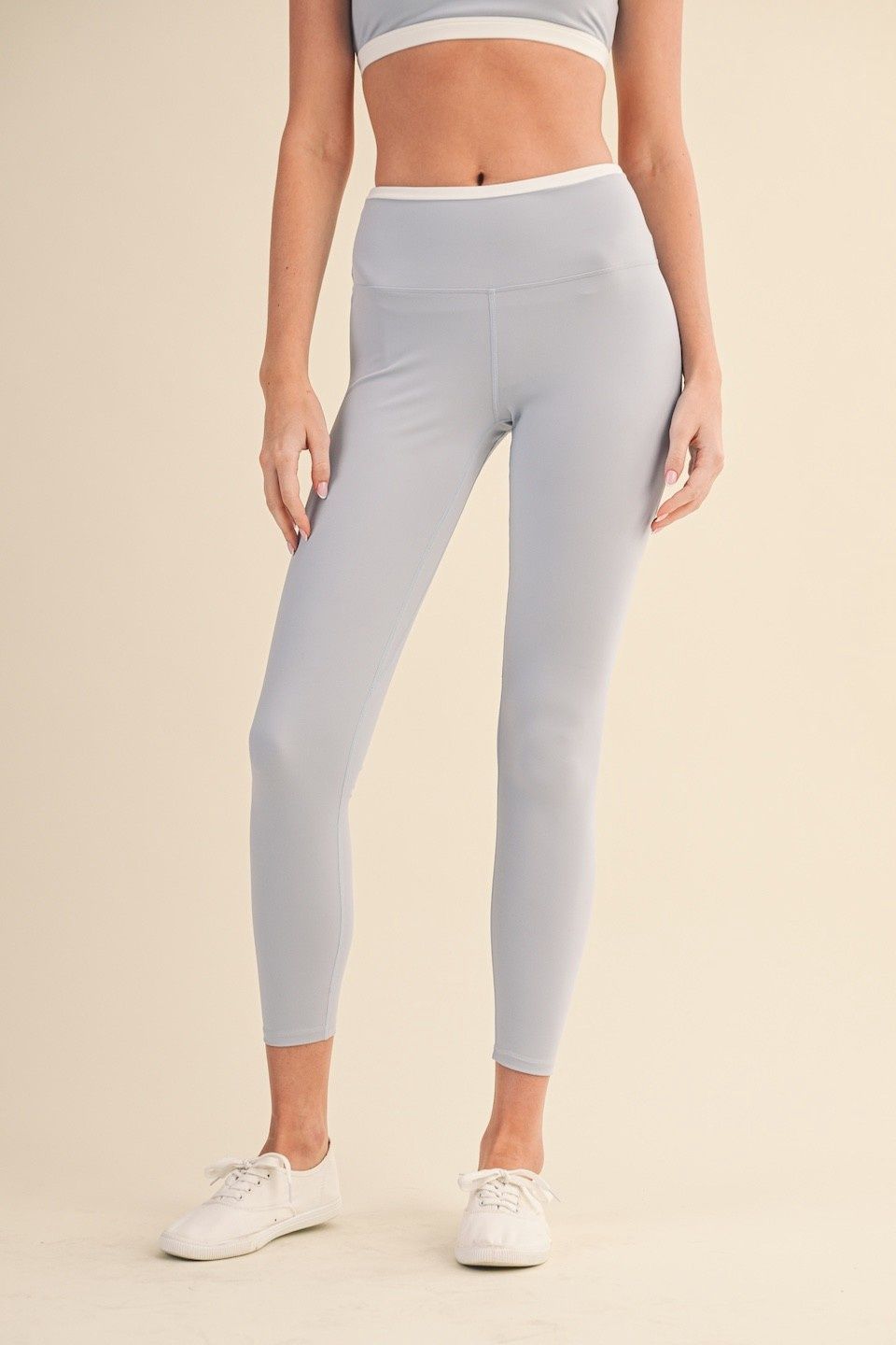 Just A Glance Contrast Binding Leggings