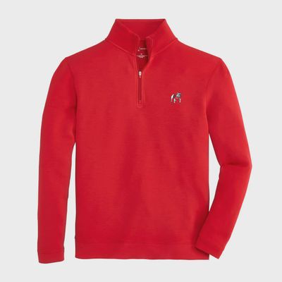 Yeager Standing Bulldog Performance Quarter Zip
