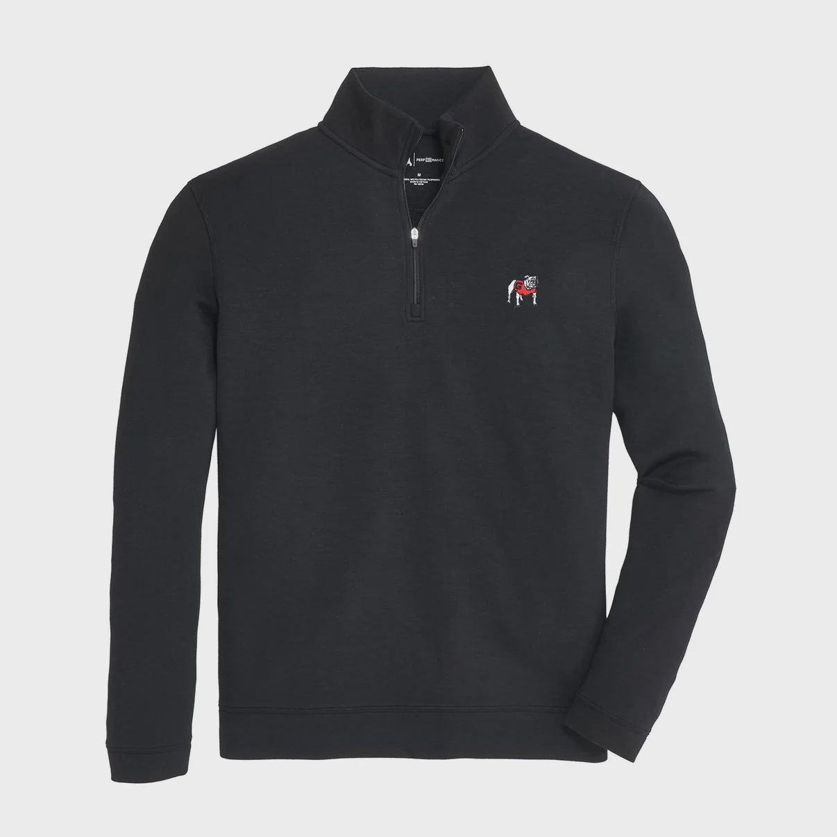 pue様 Yeager Standing Bulldog Performance Quarter Zip
