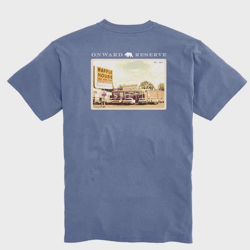 Waffle House Postcard Short Sleeve Tee