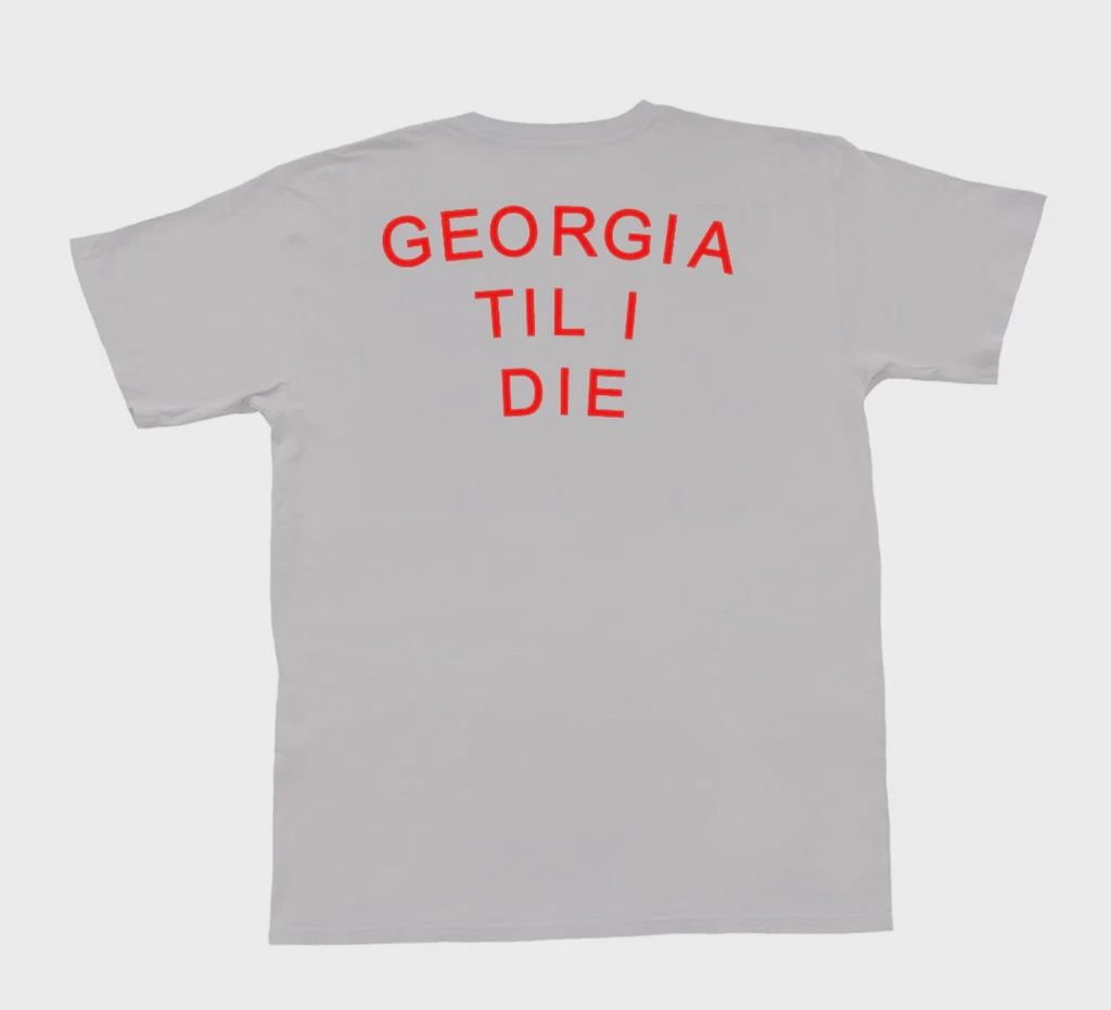 Georgia Til I Die Flag Short Sleeve T-Shirt