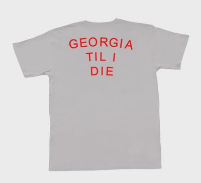 Georgia Til I Die Flag Short Sleeve T-Shirt