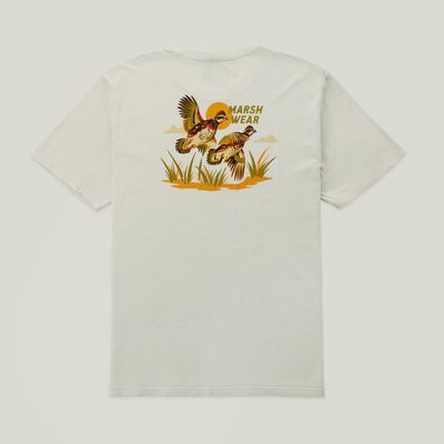 Heritage Quail Short Sleeve Tshirt - Rock