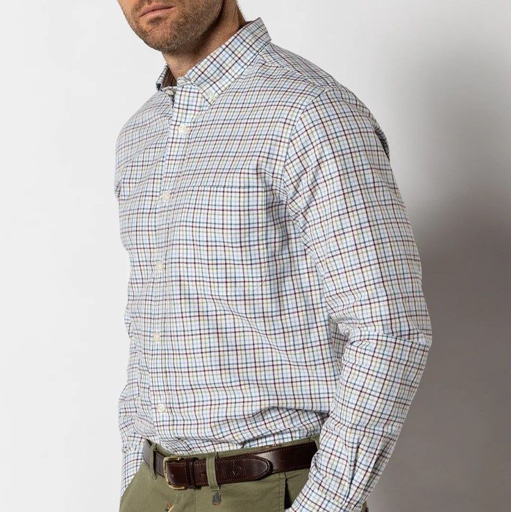 Cotton Oxford Sport Button Up Shirt