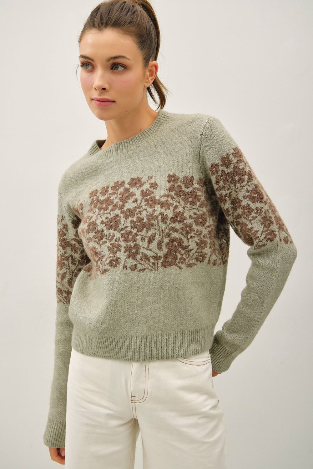 Trust Me Floral Sweater