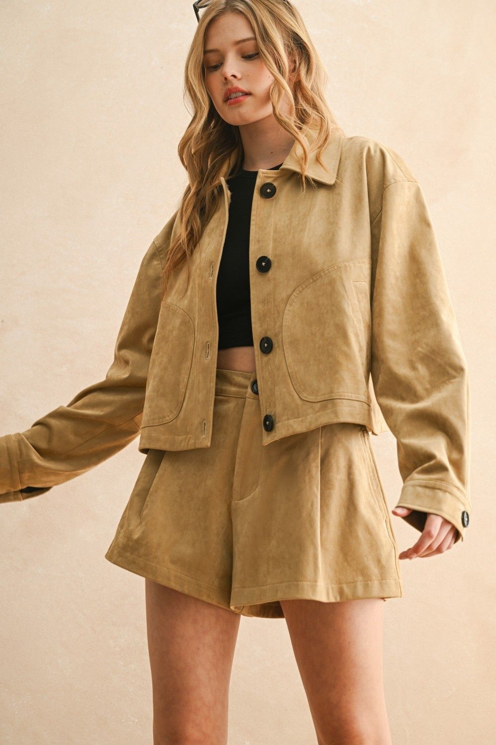 Worth A While Suede Jacket