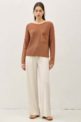 Last Shot Pocket Detail Sweater
