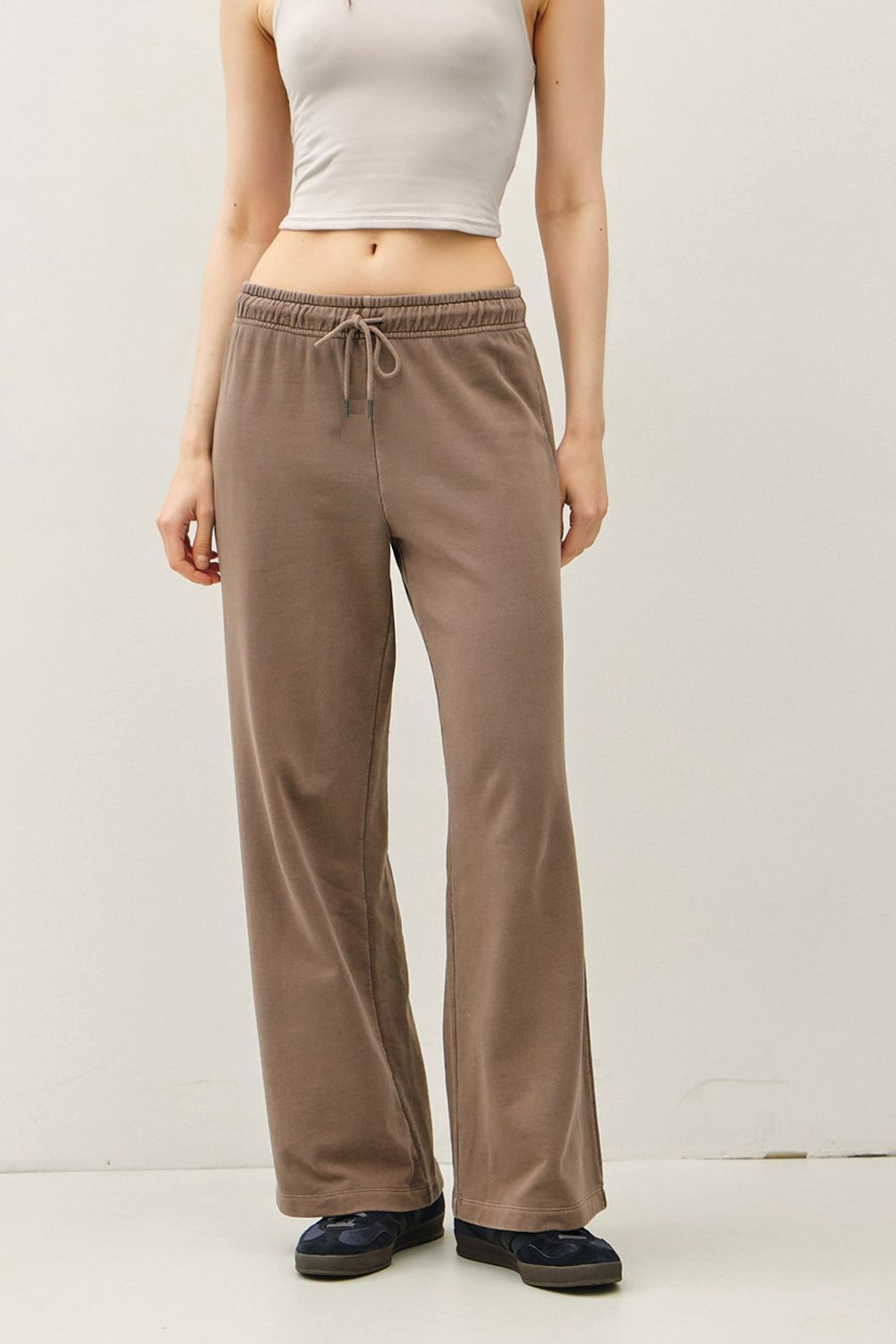 Do It All Elastic Waist Pants, Color: Espresso, Size: SML