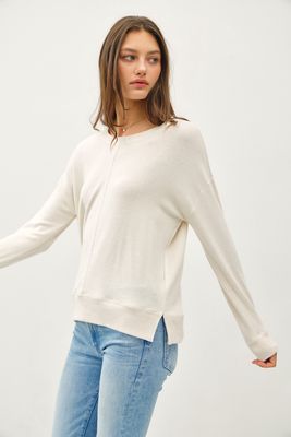 Take It Out Round Neck Pullover