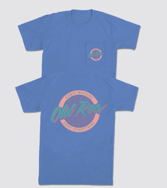 Circle Logo Pocket Tee - Mystic Blue