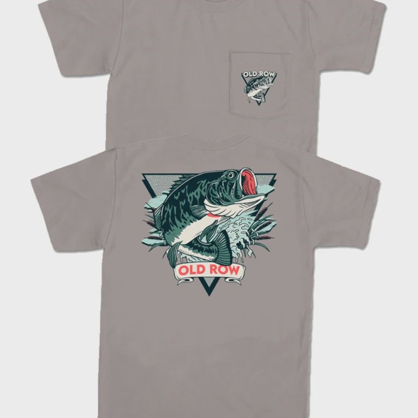 Outdoors Bass Triangle Pocket Tee