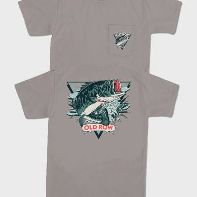 Outdoors Bass Triangle Pocket Tee