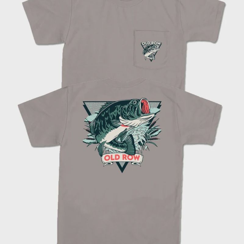 Outdoors Bass Triangle Pocket Tee
