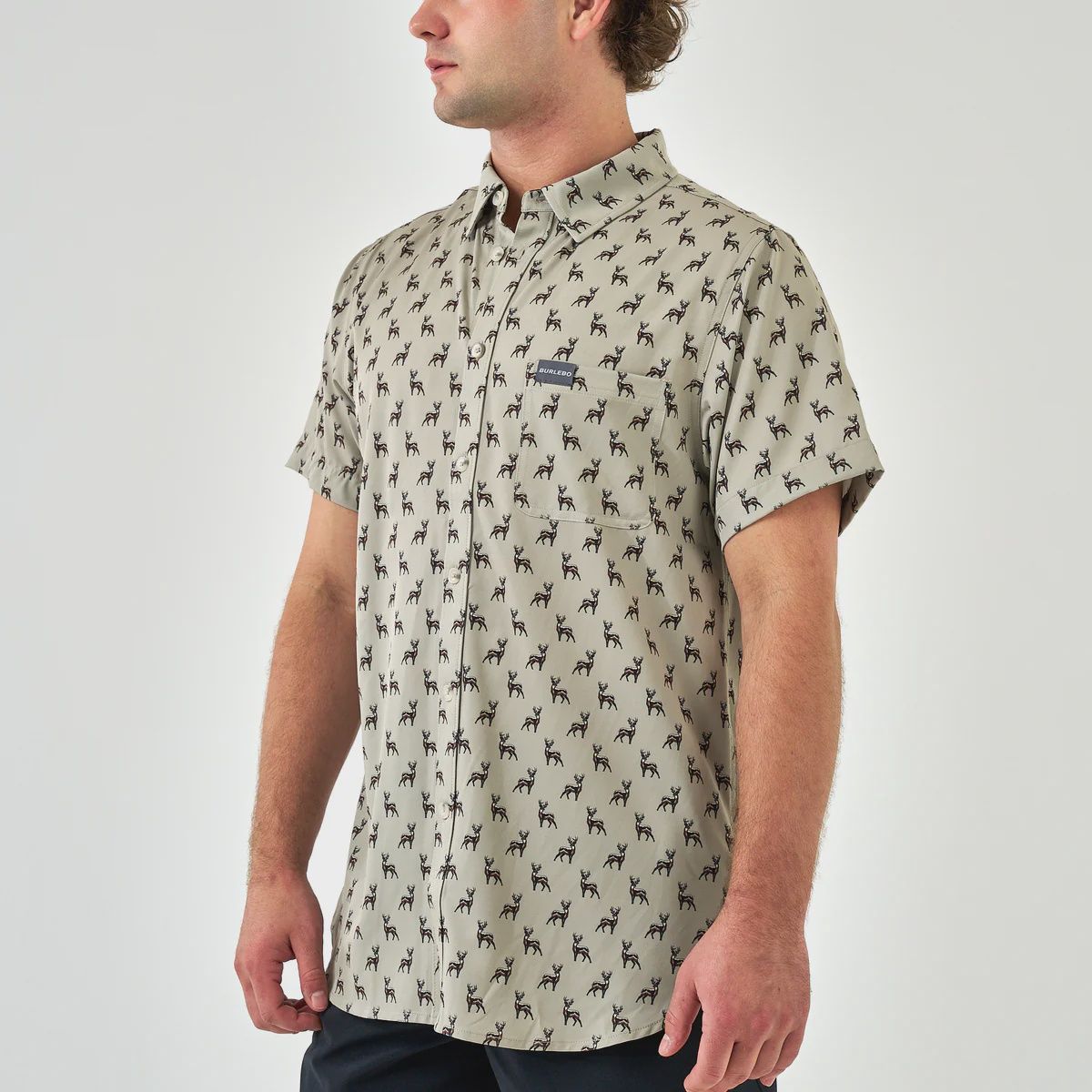 Whitetail Deer Performance Button Up