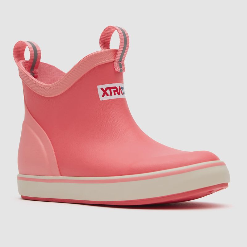 Children&#39;s Ankle Deck Boots - Coral