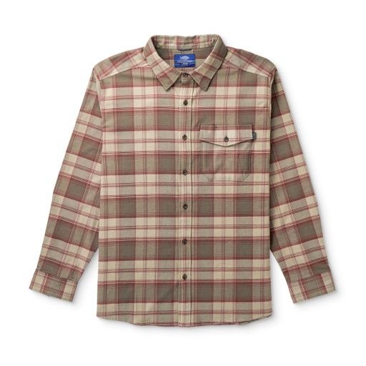 LAGER FLANNEL, Colour: SABLE, Size: M