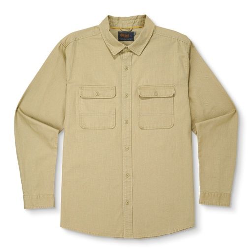 South End Long Sleeve Button Up Shirt, Colour: SLATE GREEN, Size: M