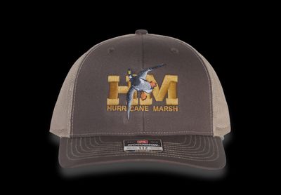 Red Leg Trucker Hat - Brown/Khaki