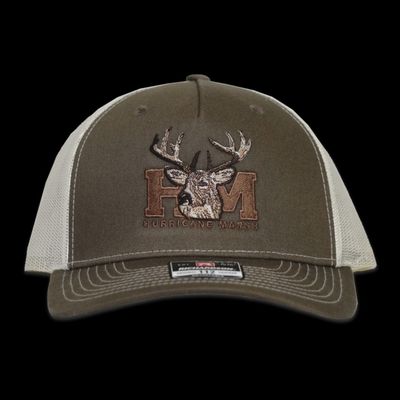 The Trophy Buck Trucker Hat - Brown/Khaki