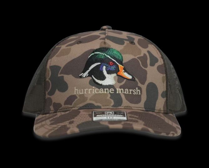 The Woodie Trucker Hat - Bark Duck Camo