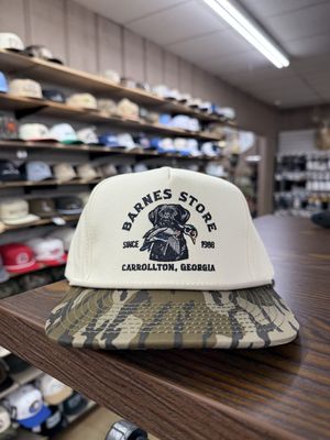 Black Lab &amp; Woodie Rope Hat - Cream/Bottomland