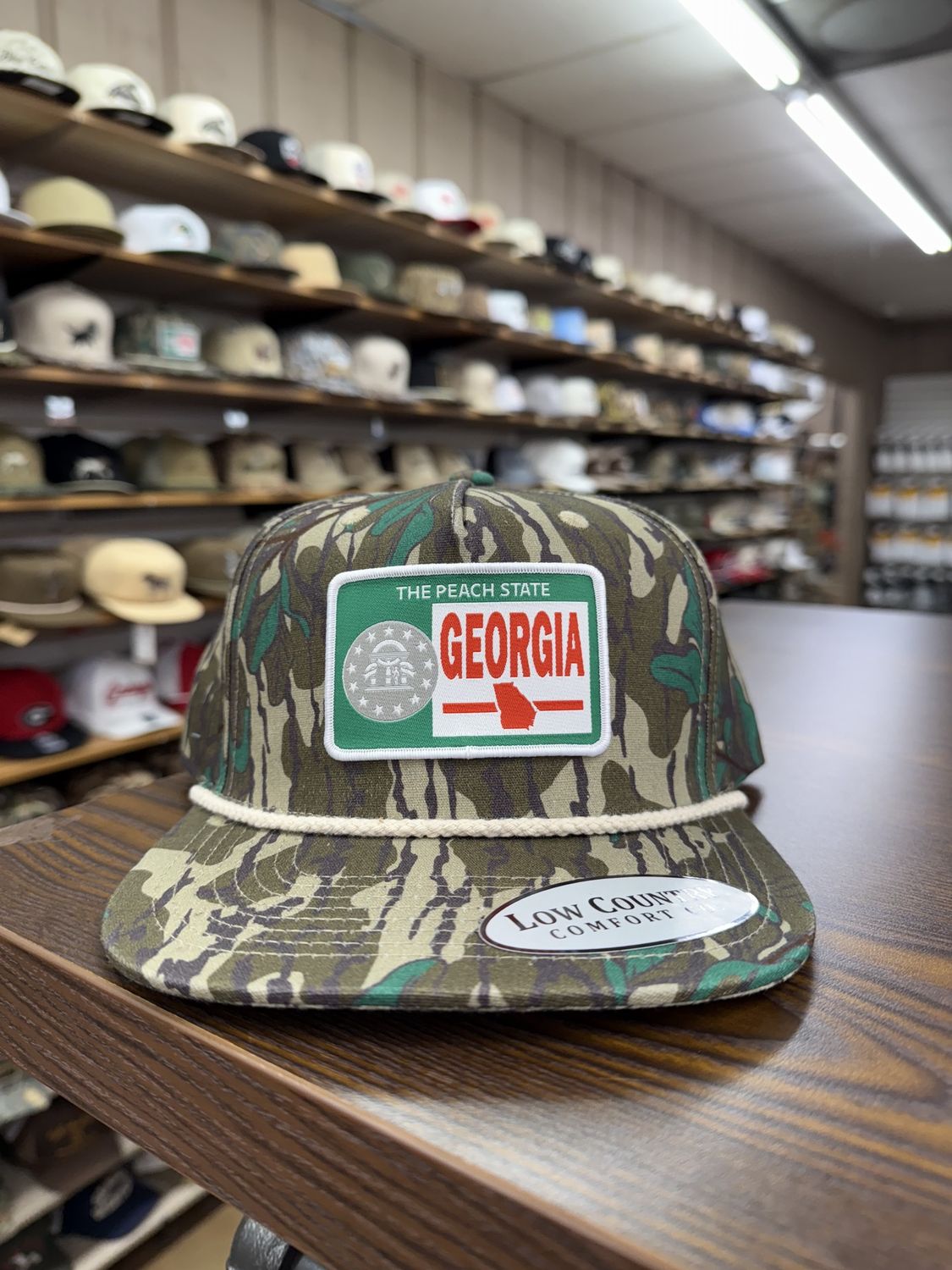 Georgia Redman Patch- Green Leaf Camo Rope