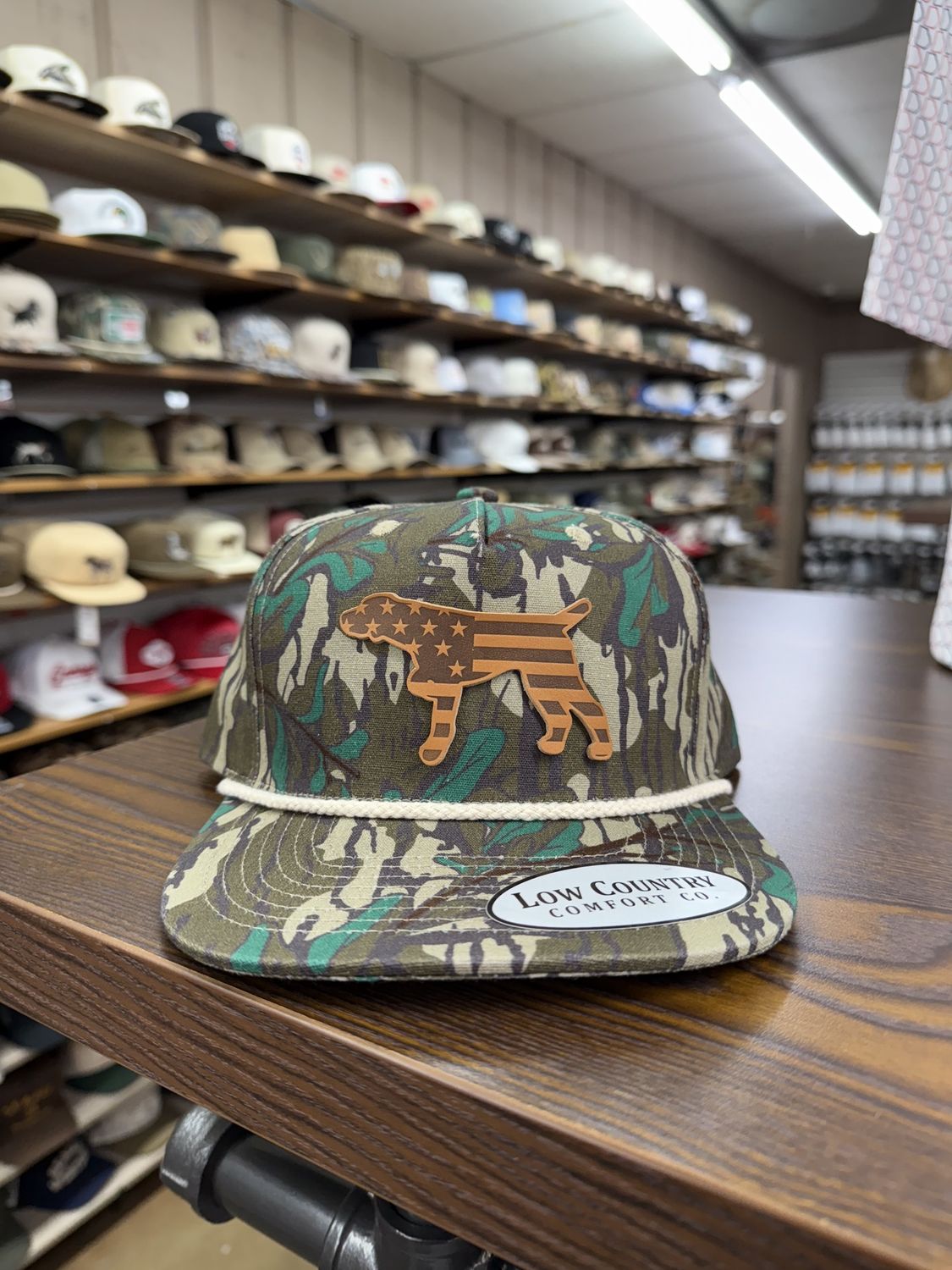 USA GS Pointer Patch-Green Leaf Camo