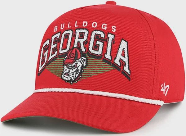Georgia Bulldogs Natural Pomona TT Rope 47 Hitch Hat