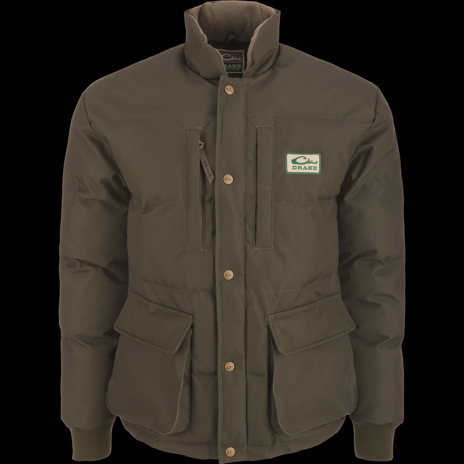 Throwback 80 Featherless Puffer Jacket, Color: Green Timber, Size: MED