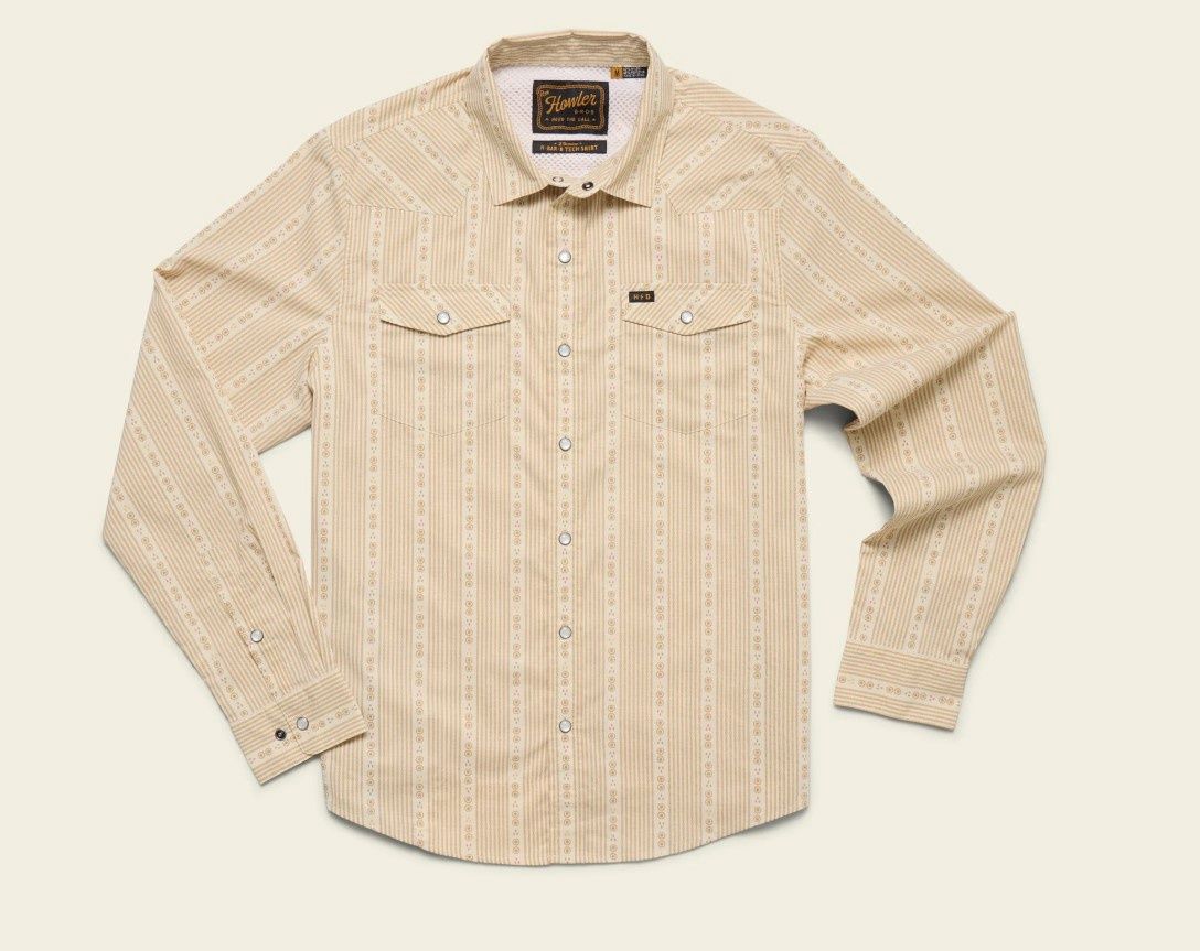 H Bar B Tech Longsleeve Snapshirt