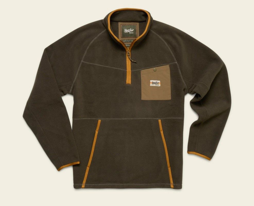 Free Range Fleece Pullover, Color: Army, Size: MED