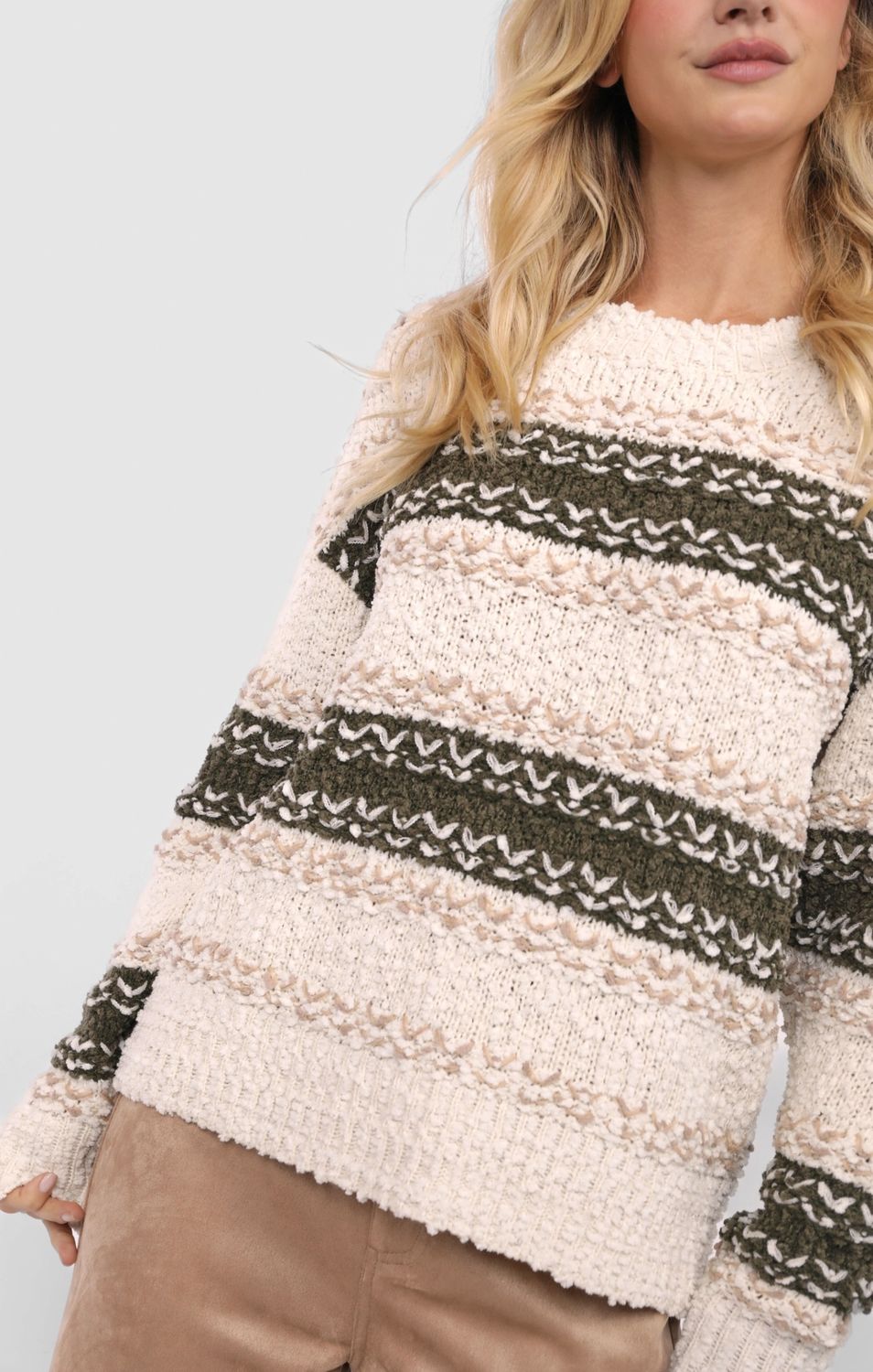 Loosen Up Striped Sweater